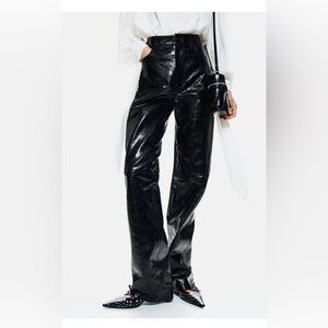 🆕 H&M Genuine Leather Pants